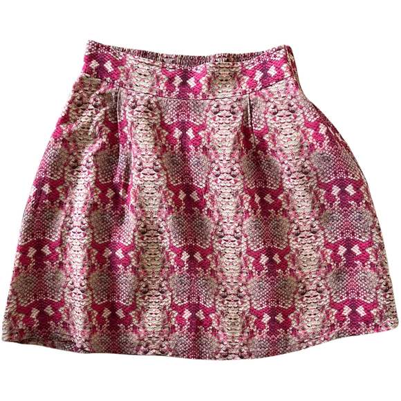 Marc By Marc Jacobs Pink and Cream Mini Skirt - Picture 1 of 11